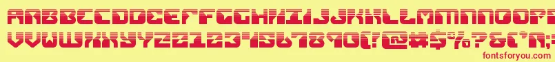 Шрифт replicanthalf – красные шрифты на жёлтом фоне
