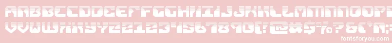 フォントreplicanthalf – ピンクの背景に白い文字