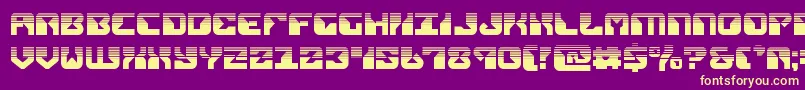 Шрифт replicanthalf – жёлтые шрифты на фиолетовом фоне