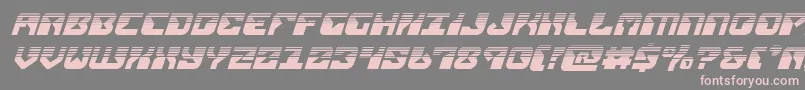 replicanthalfital Font – Pink Fonts on Gray Background