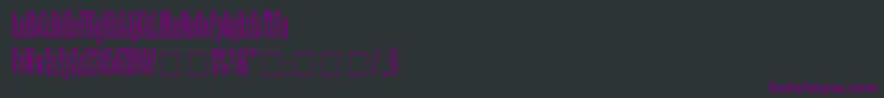 ViolaNormal Font – Purple Fonts on Black Background
