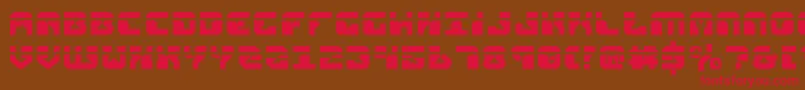 replicantlaser Font – Red Fonts on Brown Background