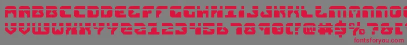 fuente replicantlaser – Fuentes Rojas Sobre Fondo Gris