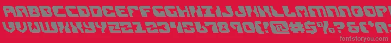 Шрифт replicantleft – серые шрифты на красном фоне