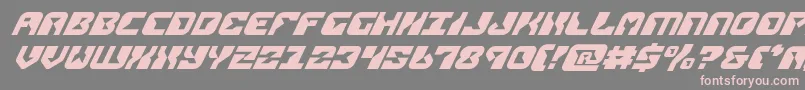 fuente replicantsuperital – Fuentes Rosadas Sobre Fondo Gris