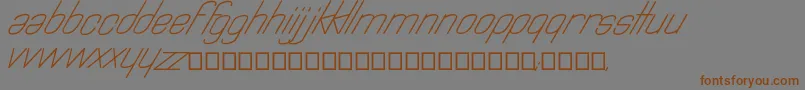 Astralia Font – Brown Fonts on Gray Background