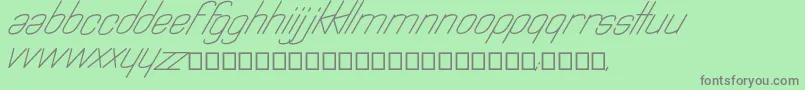 Astralia Font – Gray Fonts on Green Background