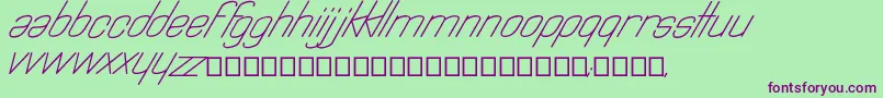 Astralia Font – Purple Fonts on Green Background