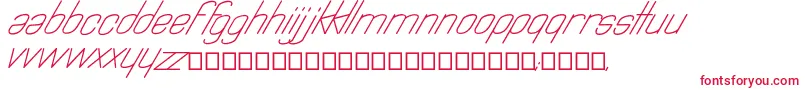 Astralia Font – Red Fonts on White Background