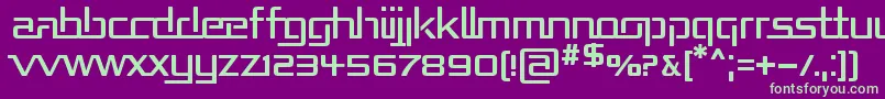 REPUB    Font – Green Fonts on Purple Background