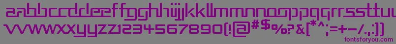 REPUB    Font – Purple Fonts on Gray Background