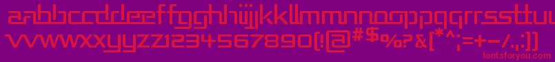 REPUB    Font – Red Fonts on Purple Background
