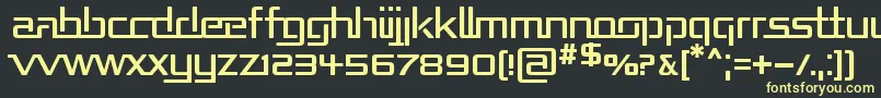 REPUB    Font – Yellow Fonts on Black Background