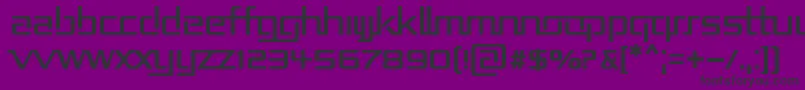 REPUB2   Font – Black Fonts on Purple Background