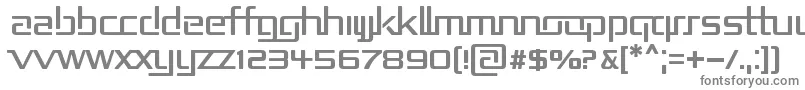 REPUB2  -Schriftart – Graue Schriften auf weißem Hintergrund