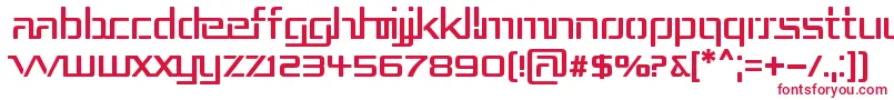 REPUB3   Font – Red Fonts on White Background