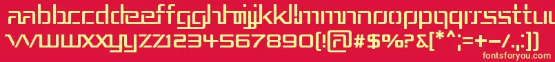 REPUB3   Font – Yellow Fonts on Red Background