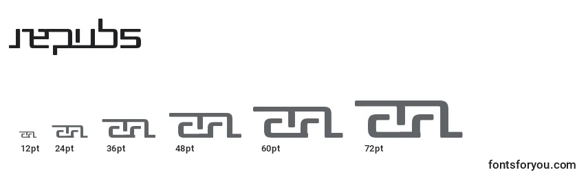 REPUB5   (138525) Font Sizes