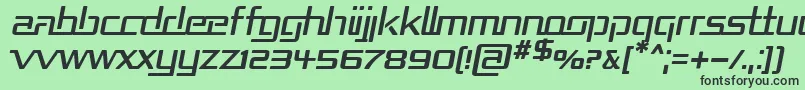 REPUBI   Font – Black Fonts on Green Background