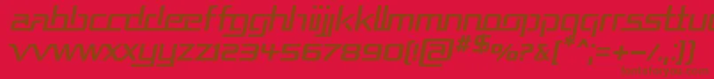 REPUBI   Font – Brown Fonts on Red Background