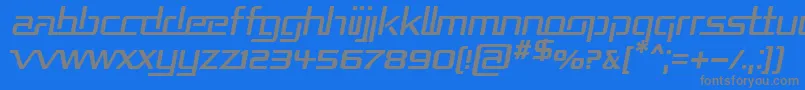 REPUBI   Font – Gray Fonts on Blue Background