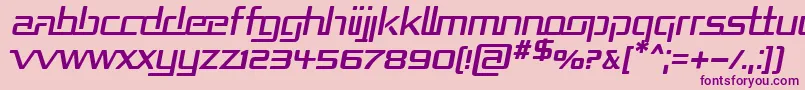 REPUBI   Font – Purple Fonts on Pink Background