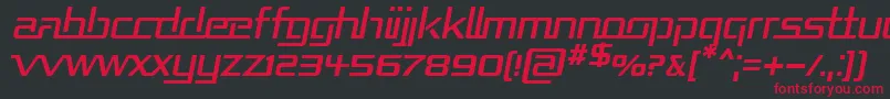 REPUBI   Font – Red Fonts on Black Background
