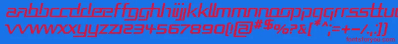 REPUBI   Font – Red Fonts on Blue Background