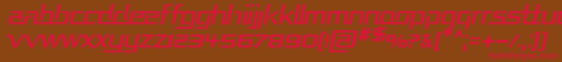 REPUBI   Font – Red Fonts on Brown Background