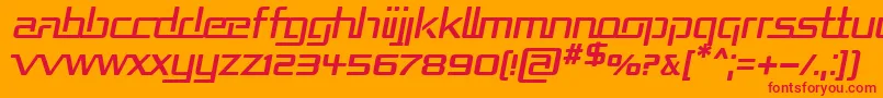 REPUBI   Font – Red Fonts on Orange Background