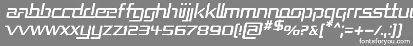 REPUBI   Font – White Fonts on Gray Background