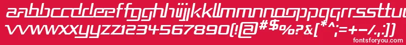 REPUBI   Font – White Fonts on Red Background
