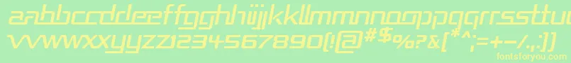 REPUBI   Font – Yellow Fonts on Green Background