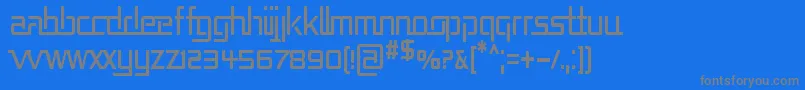 REPUCN   Font – Gray Fonts on Blue Background
