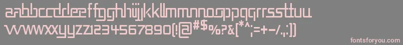 REPUCN   Font – Pink Fonts on Gray Background