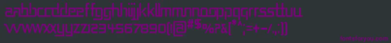 REPUCN   Font – Purple Fonts on Black Background