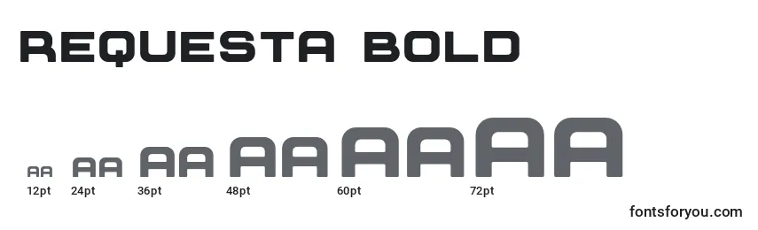 Requesta bold Font Sizes