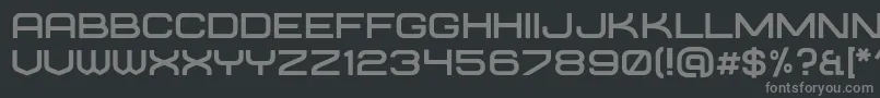Шрифт requesta regular – серые шрифты на чёрном фоне