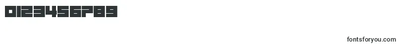 Requires Moonshine Font – Fonts for Numbers and Digits