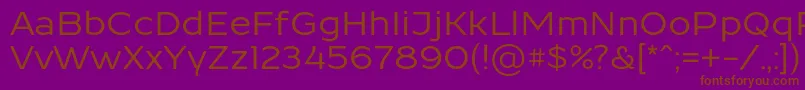 ResamitzBold 0048 Font – Brown Fonts on Purple Background