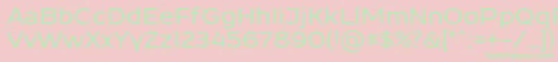 ResamitzBold 0048 Font – Green Fonts on Pink Background
