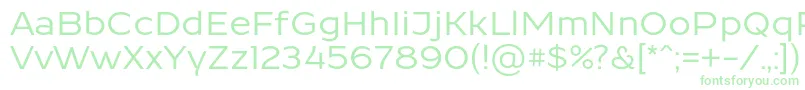 ResamitzBold 0048 Font – Green Fonts on White Background