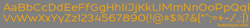 ResamitzBold 0048 Font – Orange Fonts on Gray Background