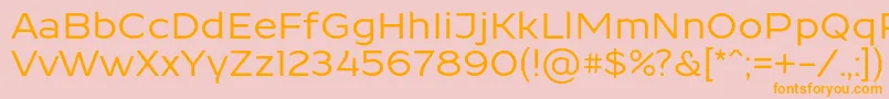 ResamitzBold 0048 Font – Orange Fonts on Pink Background