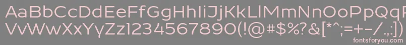 ResamitzBold 0048 Font – Pink Fonts on Gray Background