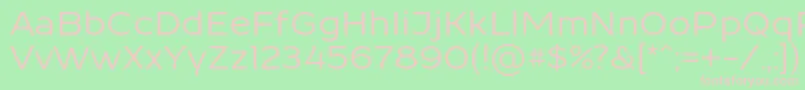 ResamitzBold 0048 Font – Pink Fonts on Green Background