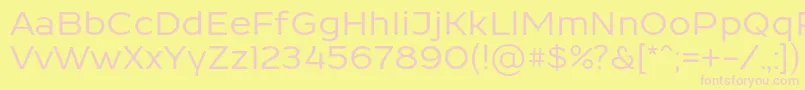 More about ResamitzBold 0048 Font ResamitzBold 0048 Font – Pink Fonts on Yellow Background