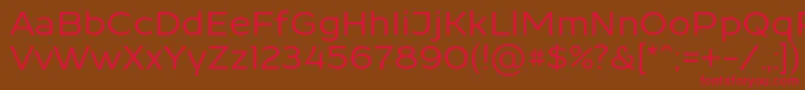 ResamitzBold 0048 Font – Red Fonts on Brown Background