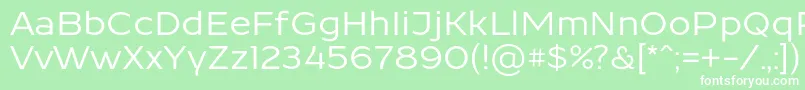 フォントResamitzBold 0048 – 緑の背景に白い文字