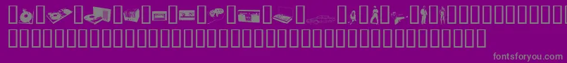More about FenotypeDingsPreview Font FenotypeDingsPreview Font – Gray Fonts on Purple Background